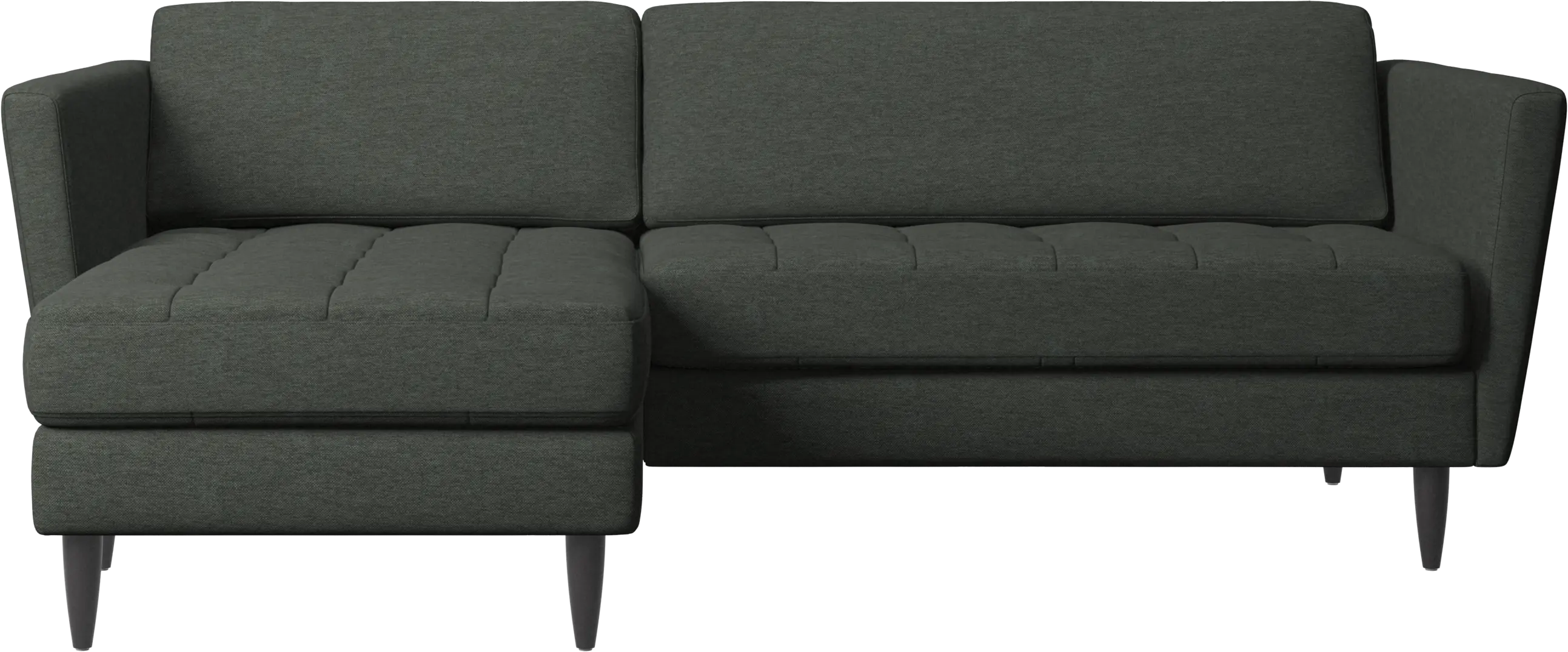 Osaka sofa with resting unit, tufted seat
